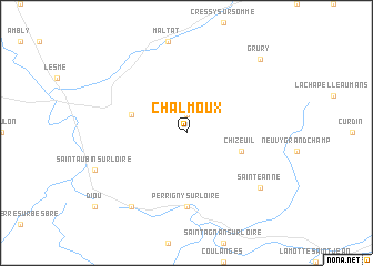 map of Chalmoux