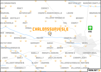 map of Châlons-sur-Vesle