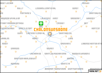 map of Chalon-sur-Saône