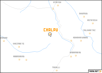 map of Chalpū