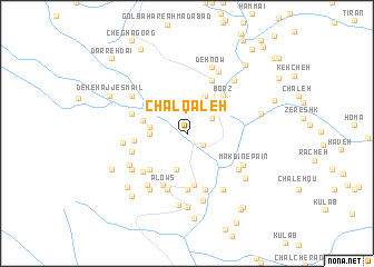 map of Chāl Qal‘eh