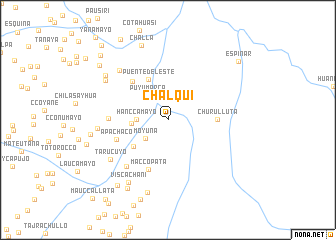 map of Chalqui