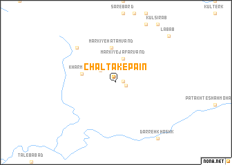 map of Chāl Tāk-e Pā\