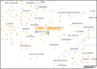 map of Chāl Tarkhān