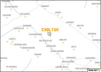 map of Chaltūk