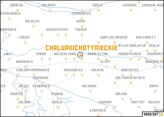 map of Chałupki Chotynieckie