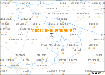 map of Chałupki Dusowskie
