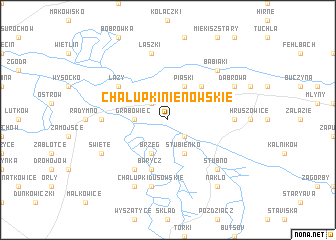 map of Chałupki Nienowskie
