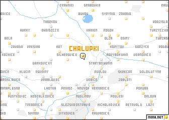 map of Chałupki