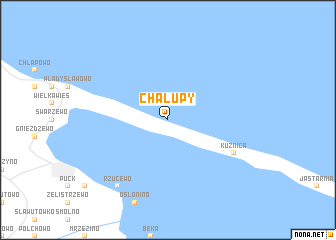 map of Chałupy