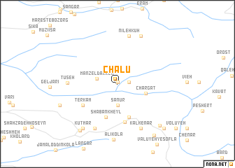 map of Chālū