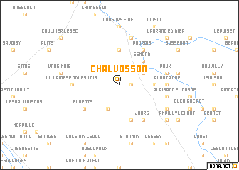 map of Chalvosson