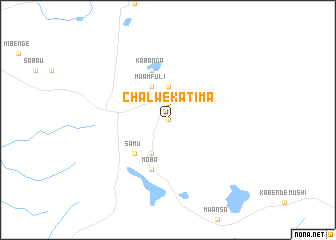 map of Chalwe Katima