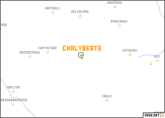 map of Chalybeate
