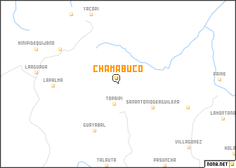 map of Chamabuco