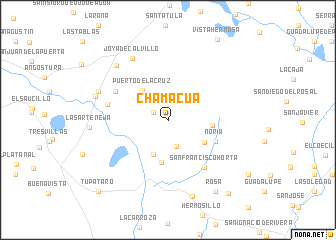 map of Chamacua