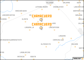 map of Chamacuero