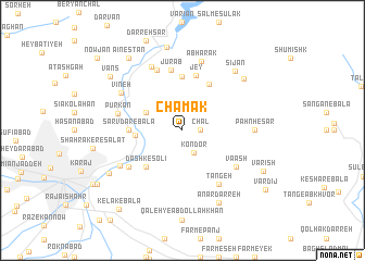 map of Chamak