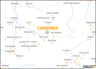 map of Chaman Ben