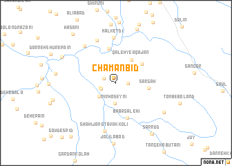 map of Chaman Bīd