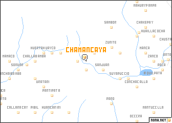 map of Chamancaya