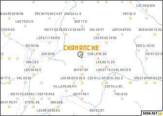 map of Chamanche