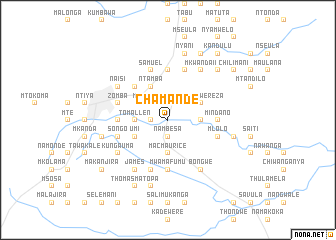 map of Chamande