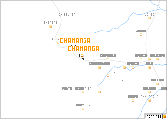 map of Chamanga