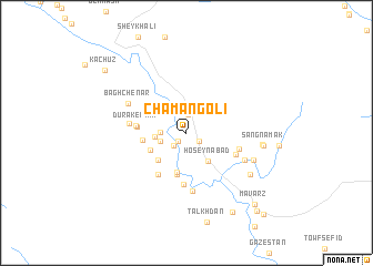 map of Chaman Golī