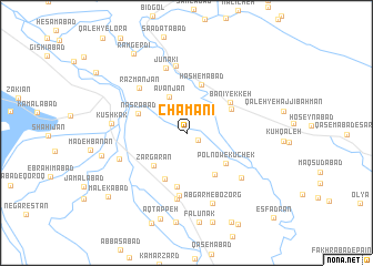 map of Chamanī