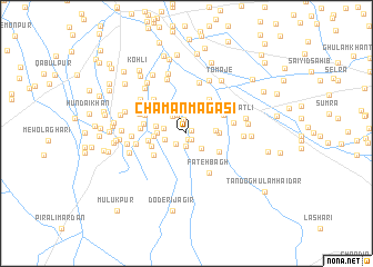 map of Chaman Magasi