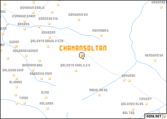 map of Chamansolţān