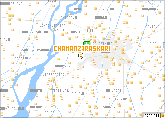 map of Chaman Zar Askari