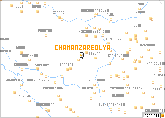 map of Chaman Zār-e ‘Olyā