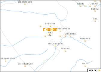 map of Chaman