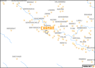 map of Chaman
