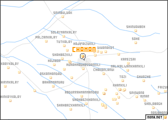 map of Chaman