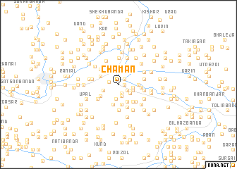 map of Chaman