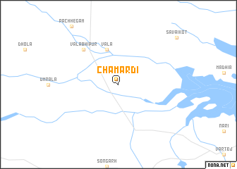 map of Chamārdi