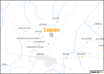 map of Chamāri