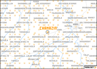 map of Chamāzīn