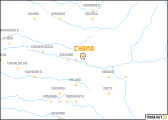 map of Chama