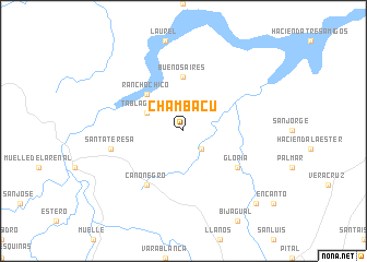 map of Chambacú
