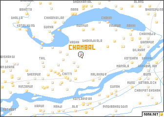 map of Chambal