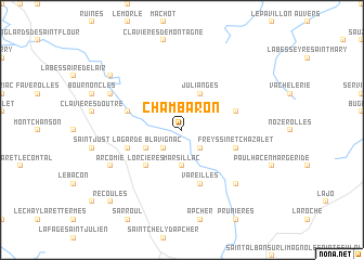 map of Chambaron