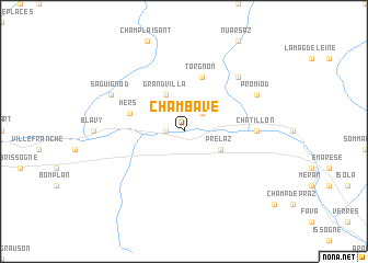 map of Chambave