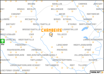 map of Chambeire