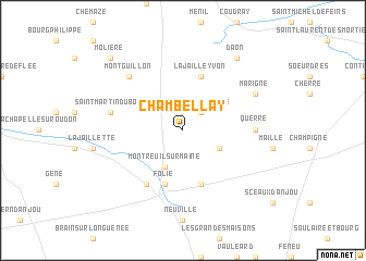 map of Chambellay