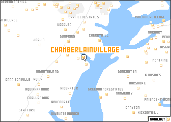 map of Chamberlain Village