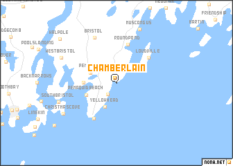 map of Chamberlain